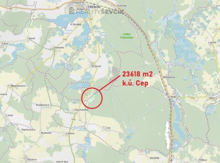 Prodej pozemku, zemědělská půda, 23 618 m²