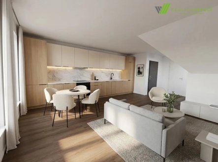 Pronájem bytu, 2+kk, 55 m²