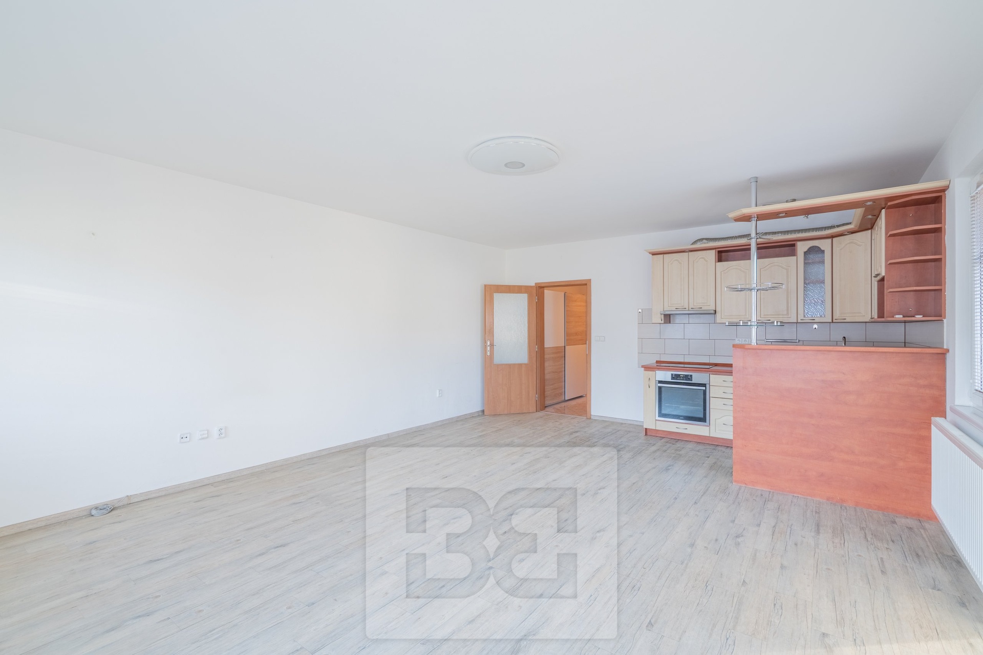 Obývací pokoj s kuchyní