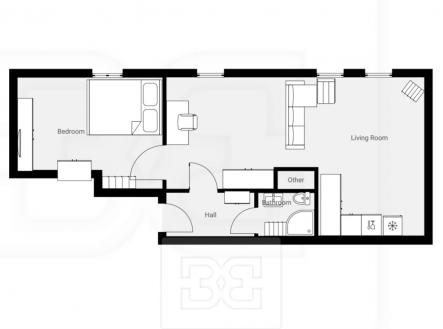 Pronájem bytu, 2+kk, 51 m²