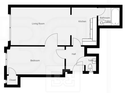 Pronájem bytu, 2+kk, 47 m²