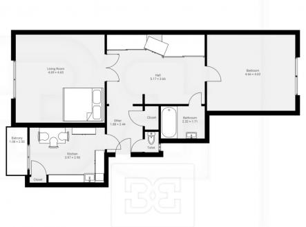 Pronájem bytu, 2+1, 80 m²