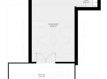 Pronájem bytu, 1+kk, 22 m², Praha – náhled fotky 3