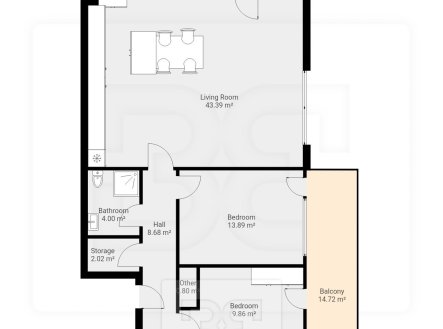 Pronájem bytu, 4+kk, 148 m²