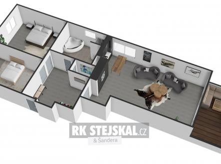 Prodej bytu, 3+kk, 107 m²