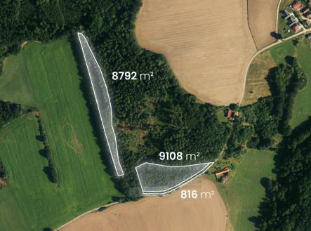 Prodej pozemku, les, 18 716 m²