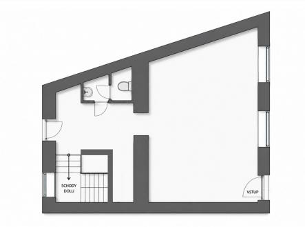 Pronájem obchodní prostory, 65 m²