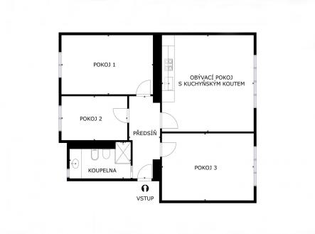 Prodej bytu, 4+kk, 100 m²