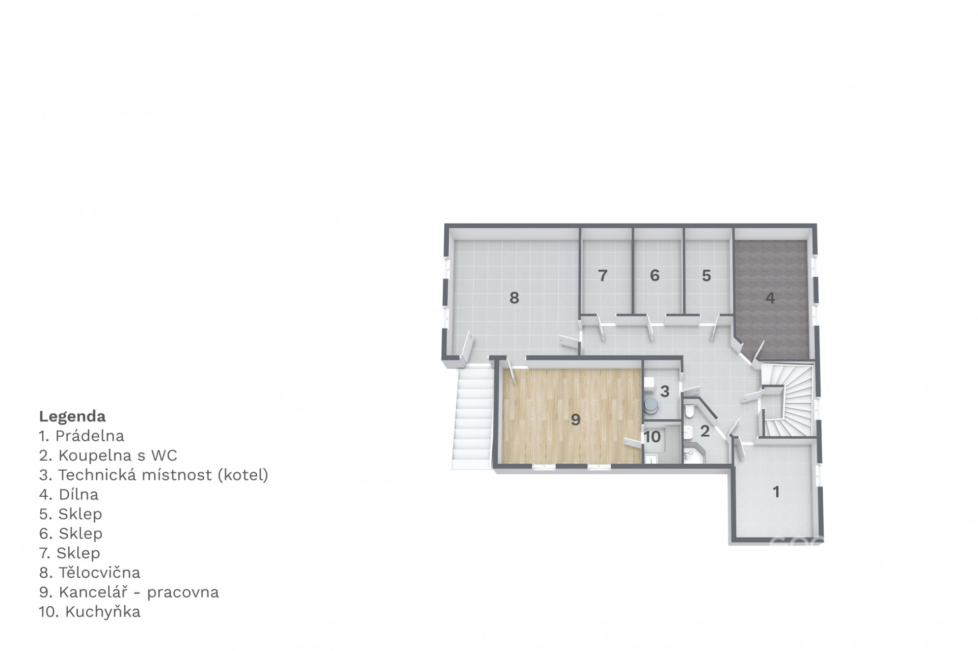 Prodej RD o výměře 501 m2 s pozemkem 1032 m2, garáž pro 4 auta v Pacově u Říčan 