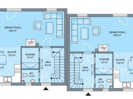 Pronájem - dům/vila, 97 m²