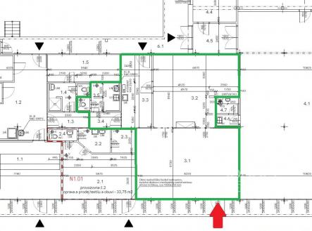 Pronájem - obchodní prostor, 106 m²