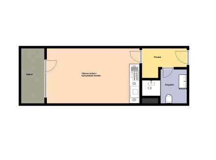 Prodej bytu, 1+kk, 26 m²