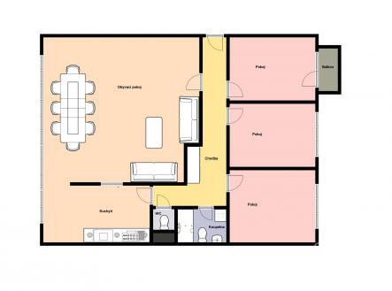 Pronájem bytu, 4+kk, 107 m²