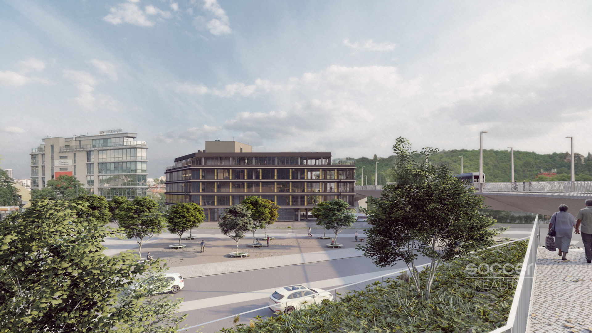 Pronájem kanceláře 109 m², Strakonická, Praha - Smíchov