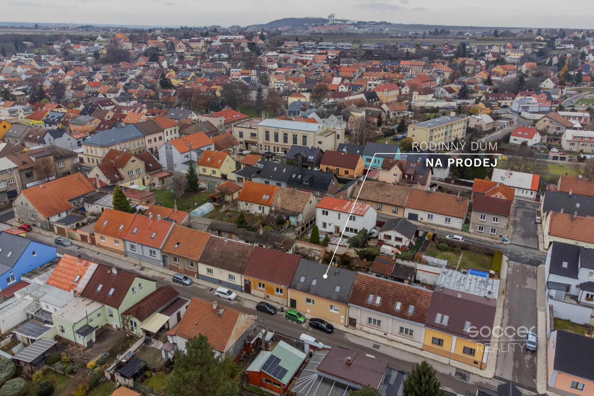 Prodej řadového rodinného domu 4+1, 160 m2, ul. Rašínova, Kladno.