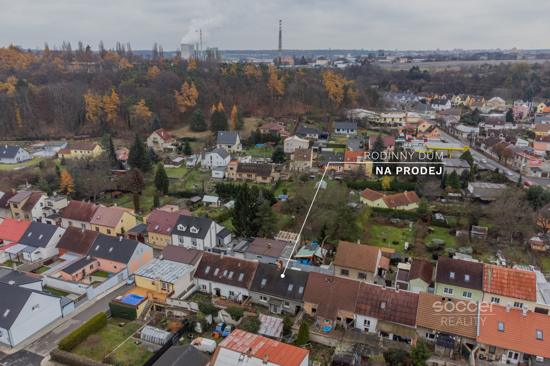 Prodej řadového rodinného domu 4+1, 160 m2, ul. Rašínova, Kladno.