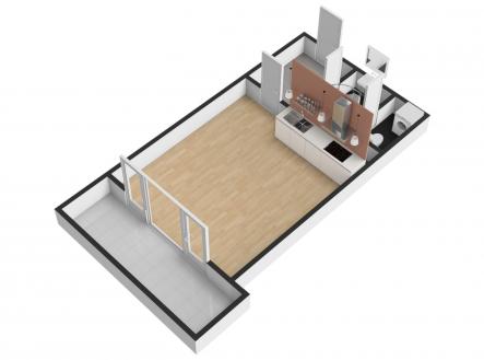 Prodej bytu, 1+kk, 35 m²