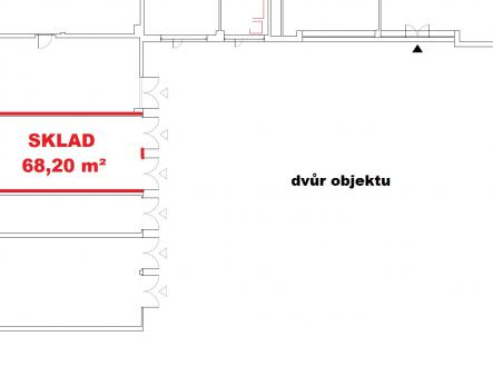 Pronájem skladovací prostor, 68 m²