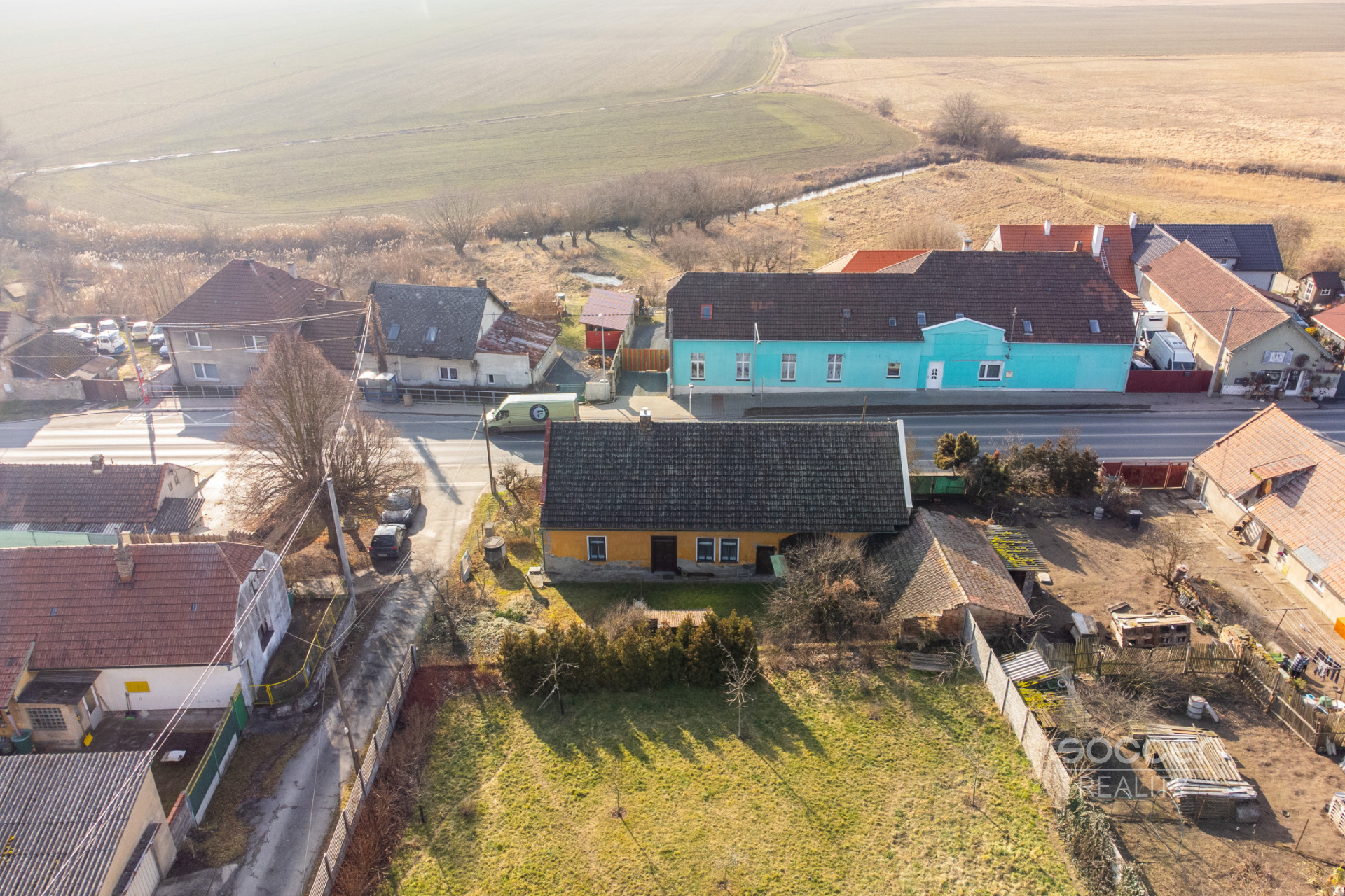 Prodej rodinného domu 4+kk/Stodola/zahrada, Kly, Dolní vinice.