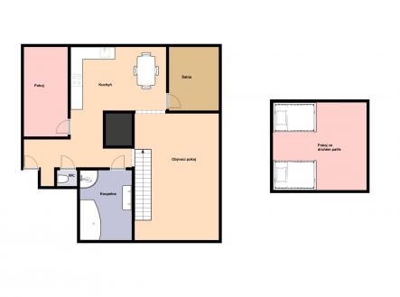 Pronájem bytu, 3+kk, 110 m²