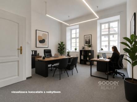 Pronájem kanceláře, 68 m²