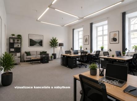 Pronájem kanceláře, 68 m²