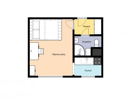 Prodej bytu, 1+1, 26 m²