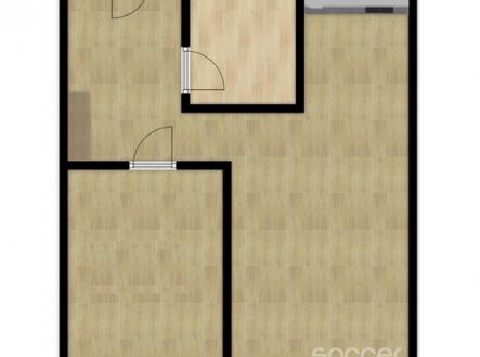Pronájem bytu, 2+kk, 44 m²