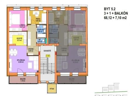 Prodej bytu, 3+1, 68 m²