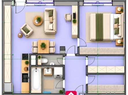 Prodej bytu, 2+kk, 66 m²