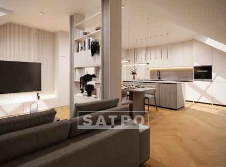 Prodej bytu, 2+kk, 97 m²