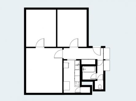Pronájem bytu, 3+1, 81 m²