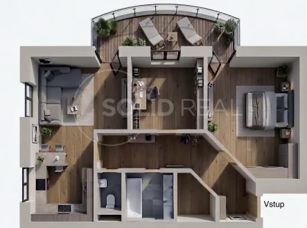 Prodej bytu, 3+kk, 69 m²