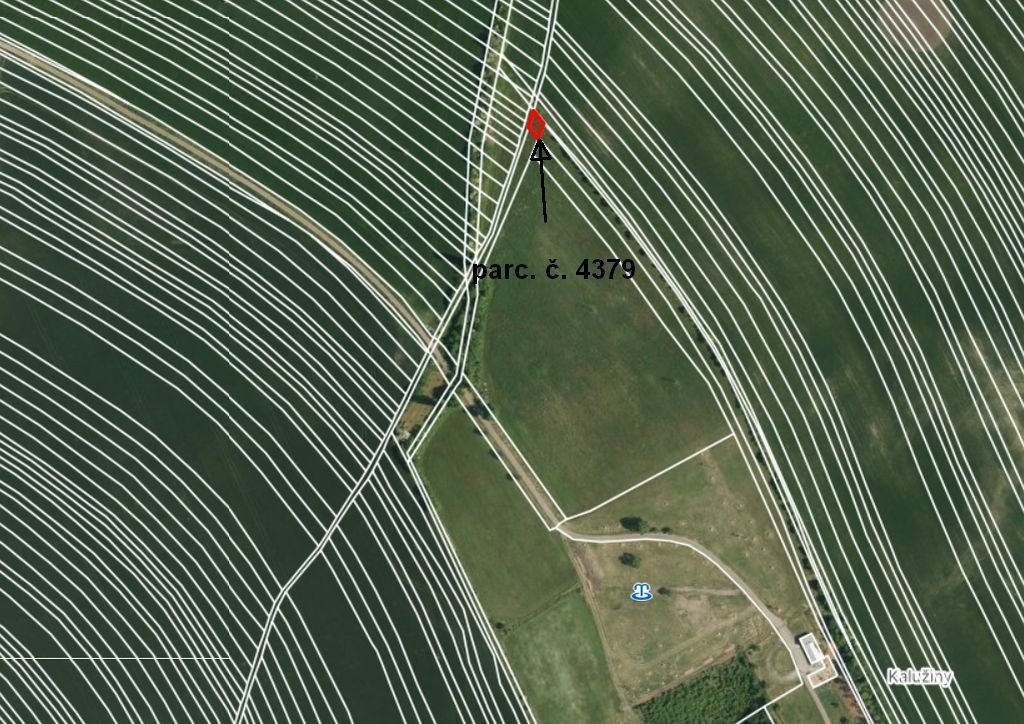 Dražby specifického pozemku 6 562 m², Šaratice