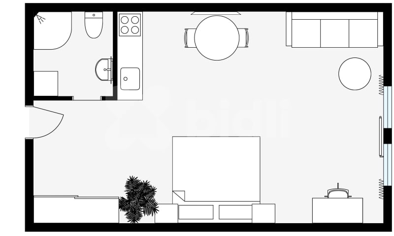 Apartmán se správou, 1+kk, 38,5 m2, Rejštejn na Šumavě