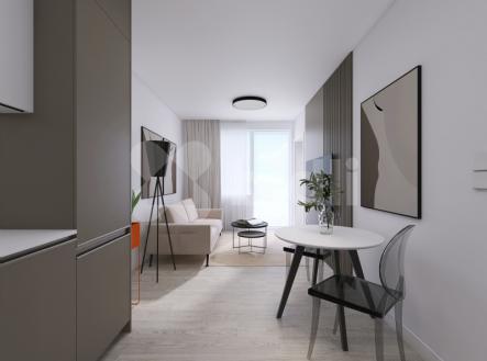 Prodej bytu, 2+kk, 43 m²