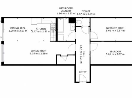 Prodej bytu, 3+kk, 77 m²