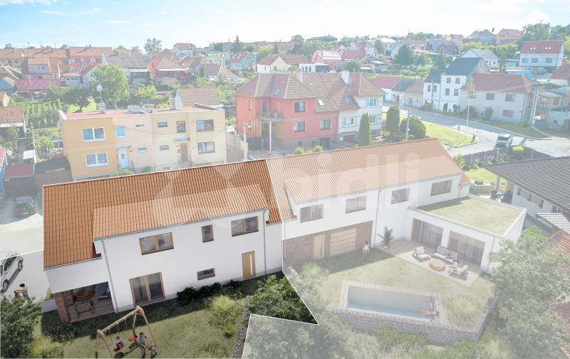 Prodej rodinného domu 4+kk, CPP 158m2, garáž, pozemek 307m2, Zaječí