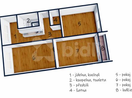 Prodej bytu, 3+1, 85 m²