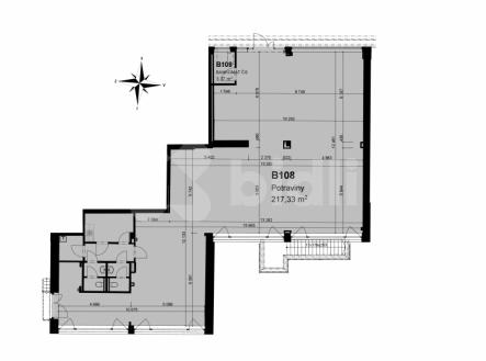 Pronájem - obchodní prostor, 217 m²