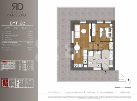 Prodej bytu, 2+kk, 96 m²