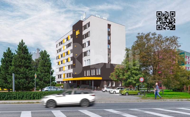 Prodej jednotky v developerském projektu 2+kk o ploše 41 m2, ul. Koupelní, Hodonín