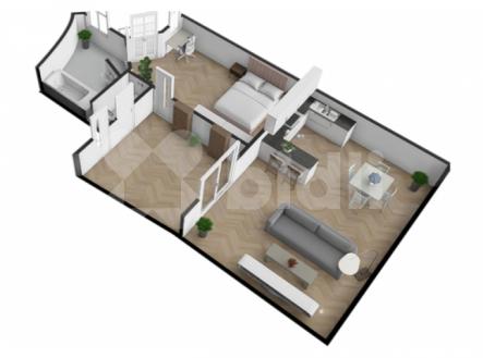 Pronájem bytu, 2+kk, 85 m²