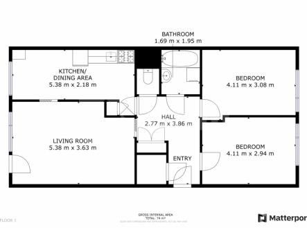 Prodej bytu, 3+1, 72 m²