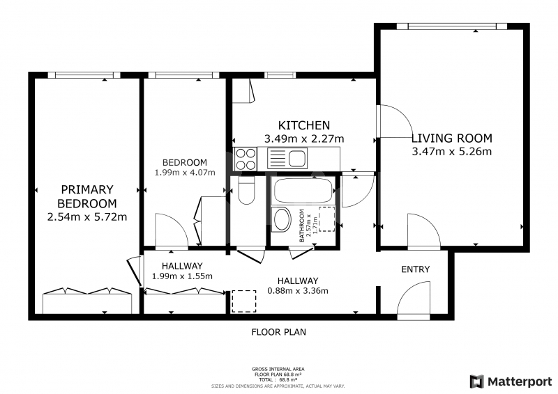 Prodej dr. bytu 3+1 v Týně nad Vltavou, 4. patro, výtah, 67 m&#178;