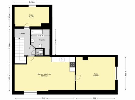 Prodej bytu, 3+kk, 181 m²