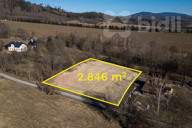 Prodej pozemku k výstavbě, 2846m2, Ludvíkov - Velké Losiny