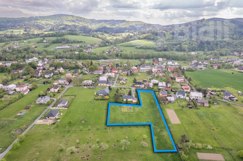 Prodej, stavební pozemek, 6140 m2, Písek u Jablunkova