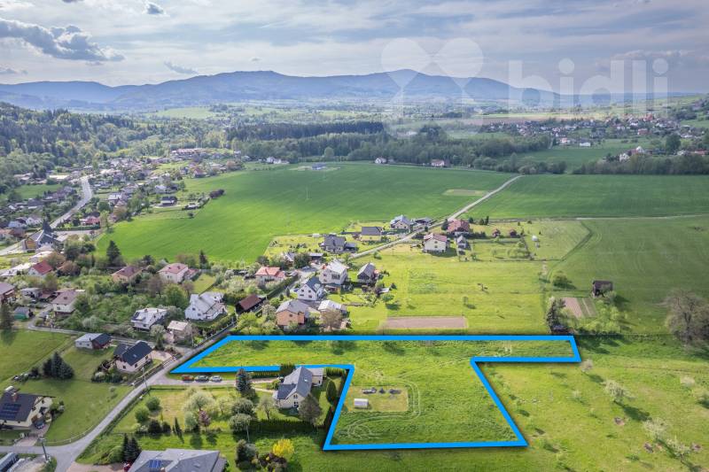 Prodej, stavební pozemek, 6140 m2, Písek u Jablunkova