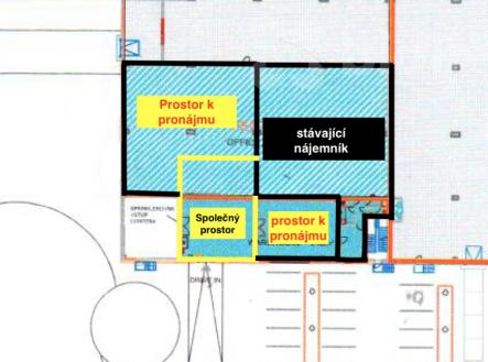 Pronájem skladovací prostor, 493 m²